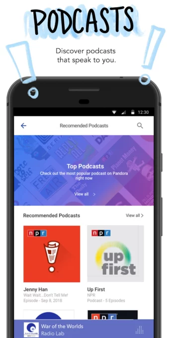 Pandora - Music & Podcasts screenshot 5