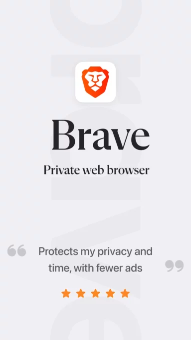 Brave Private Web Browser, VPN screenshot 1