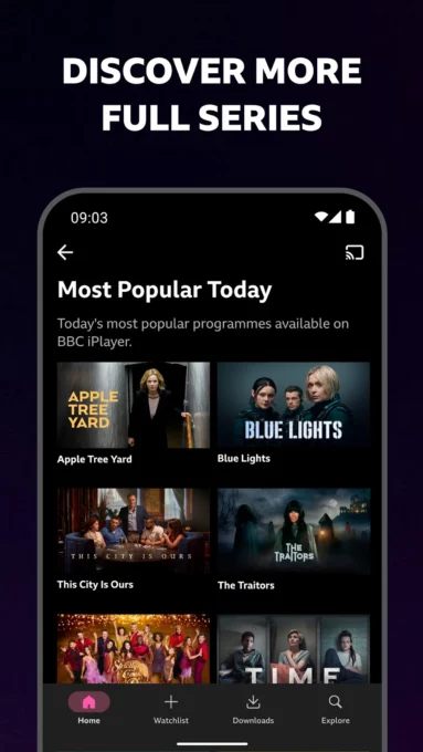 BBC iPlayer screenshot 2