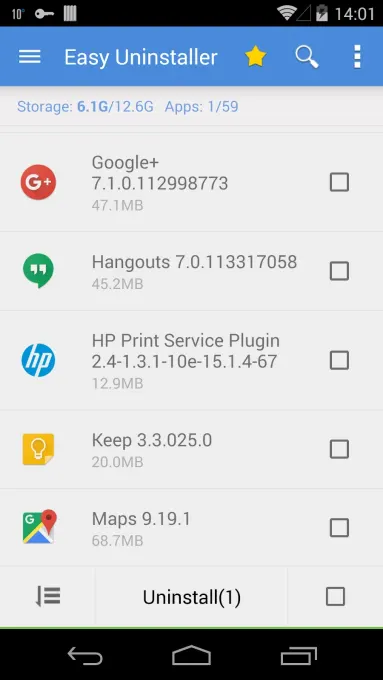 Easy Uninstaller App Uninstall screenshot 1