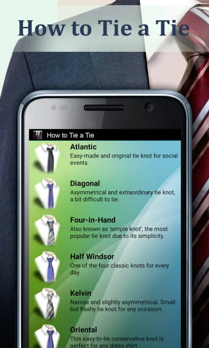 How to Tie a Tie screenshot 1