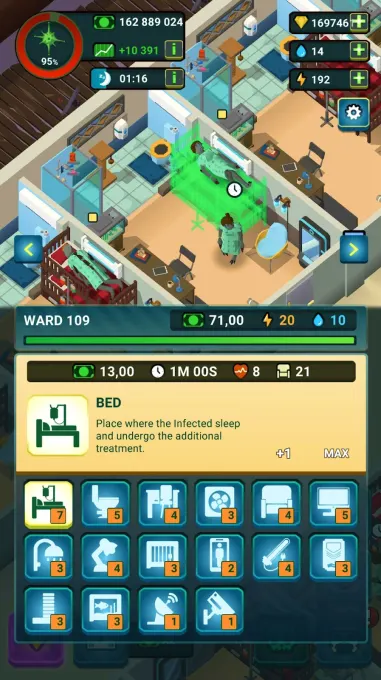 Zombie Hospital - Idle Tycoon screenshot 6